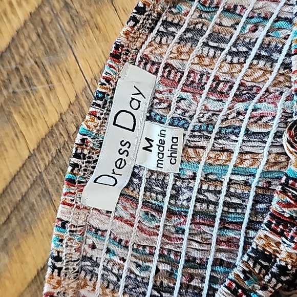 Aztec Print Maxi Dress, Medium - Picture 5 of 5